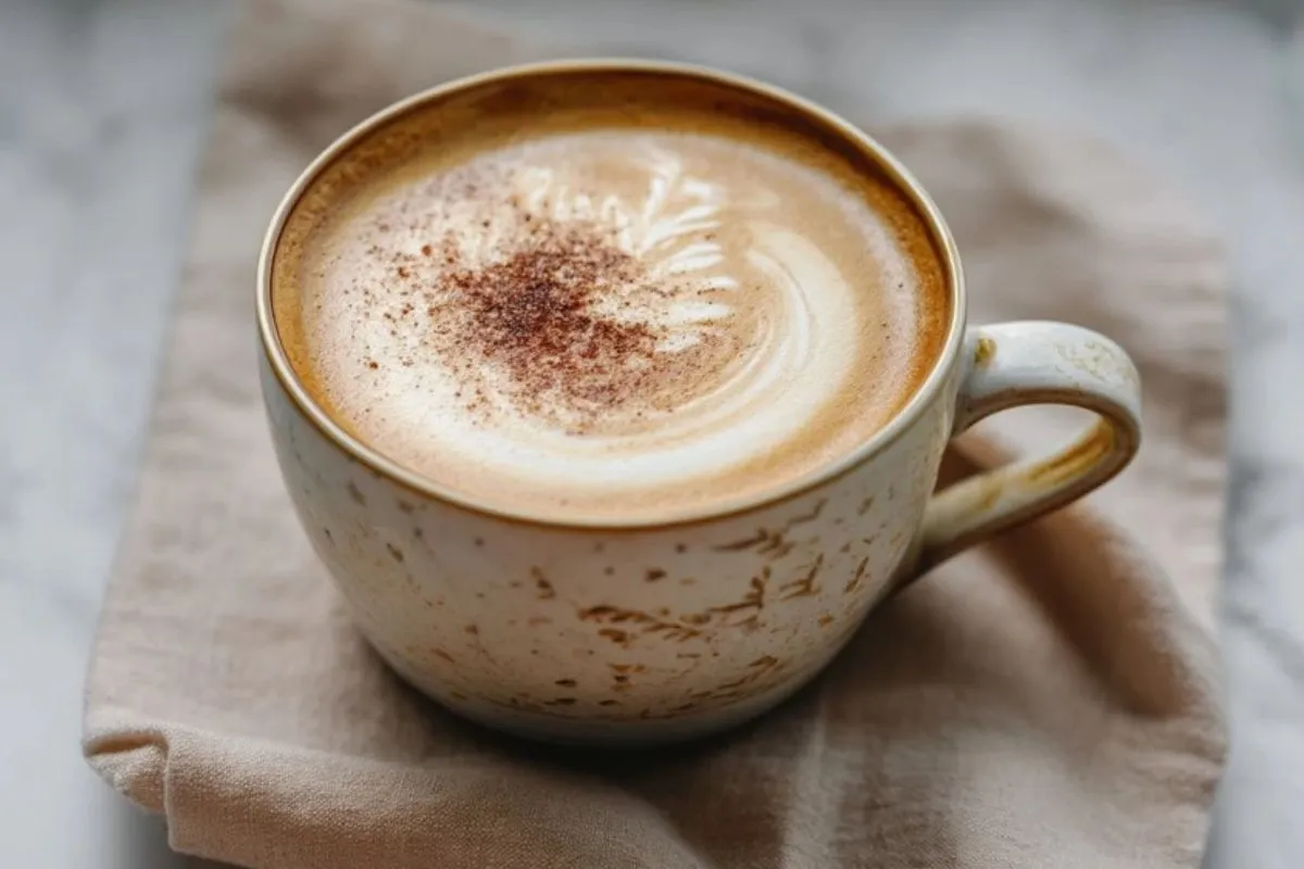 Latte Au Beurre Brun DÉrable Chaud
