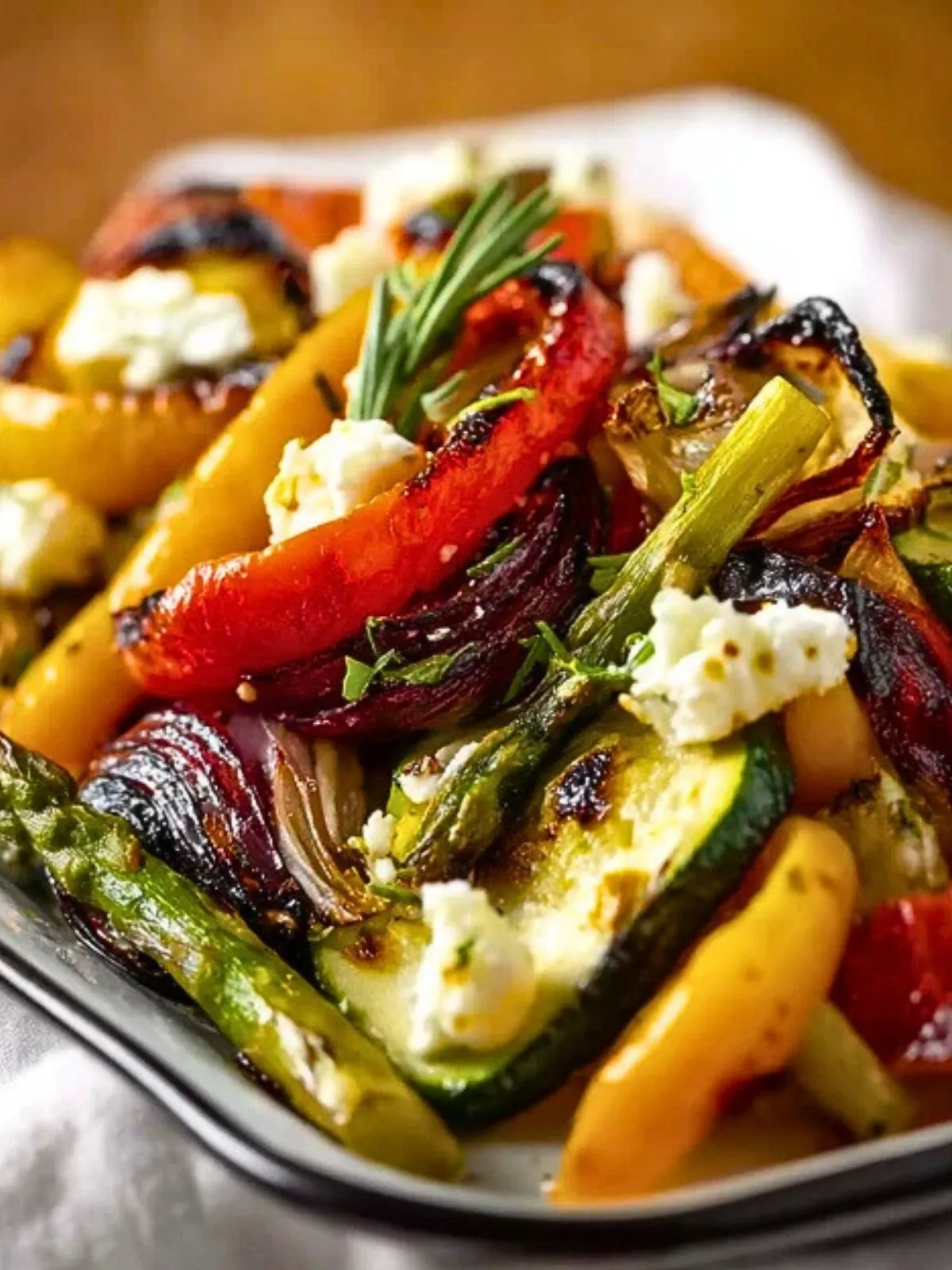 Légumes Rôtis Rapides Au Fromage De Chèvre (1)