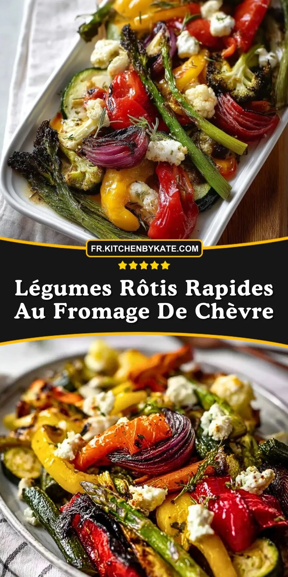 Légumes Rôtis Rapides Au Fromage De Chèvre (2)