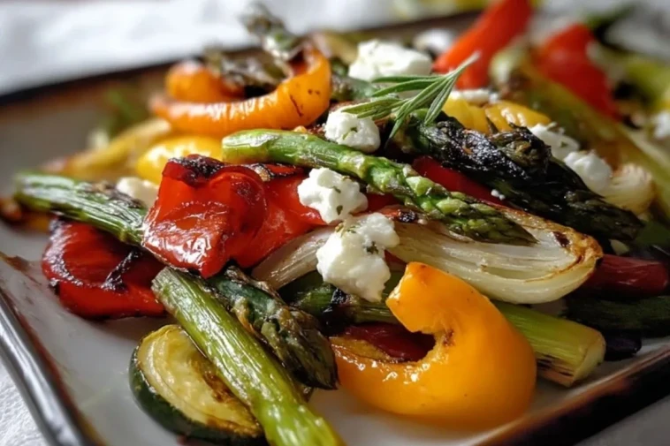 Légumes Rôtis Rapides Au Fromage De Chèvre