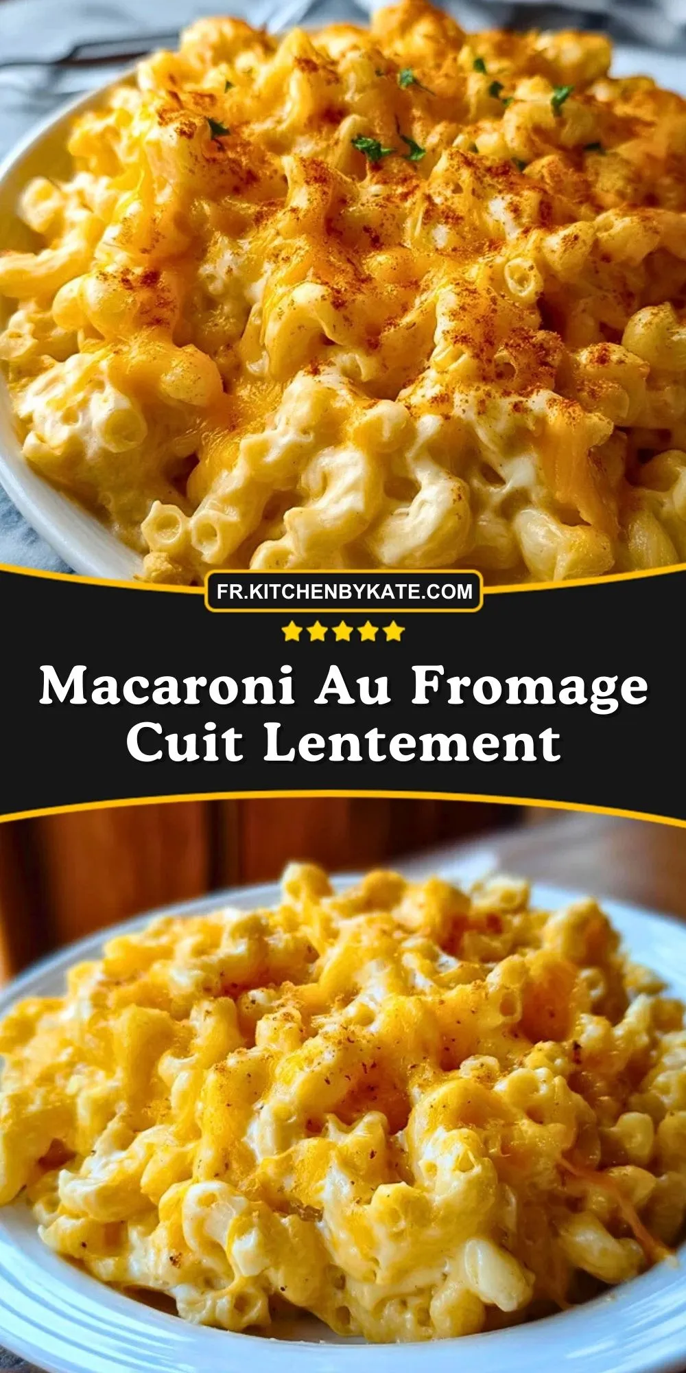 Macaroni Au Fromage Cuit Lentement (2)