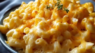 Macaroni Au Fromage Cuit Lentement