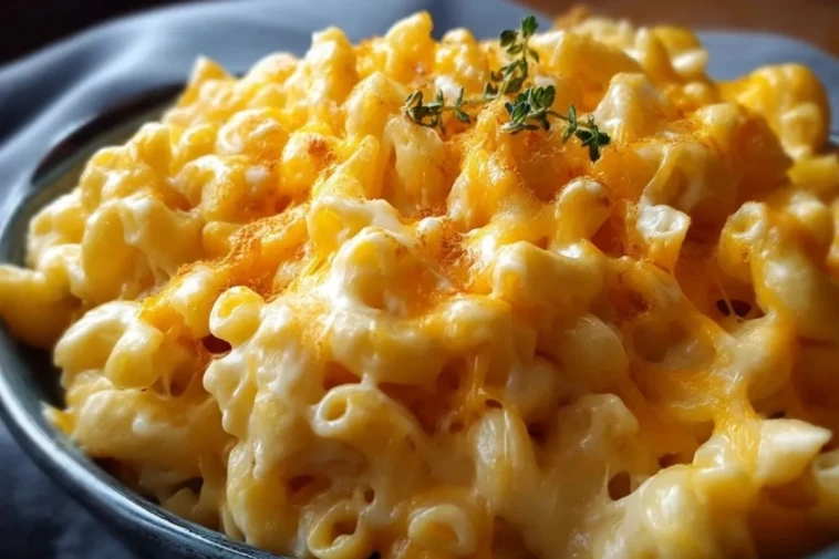 Macaroni Au Fromage Cuit Lentement