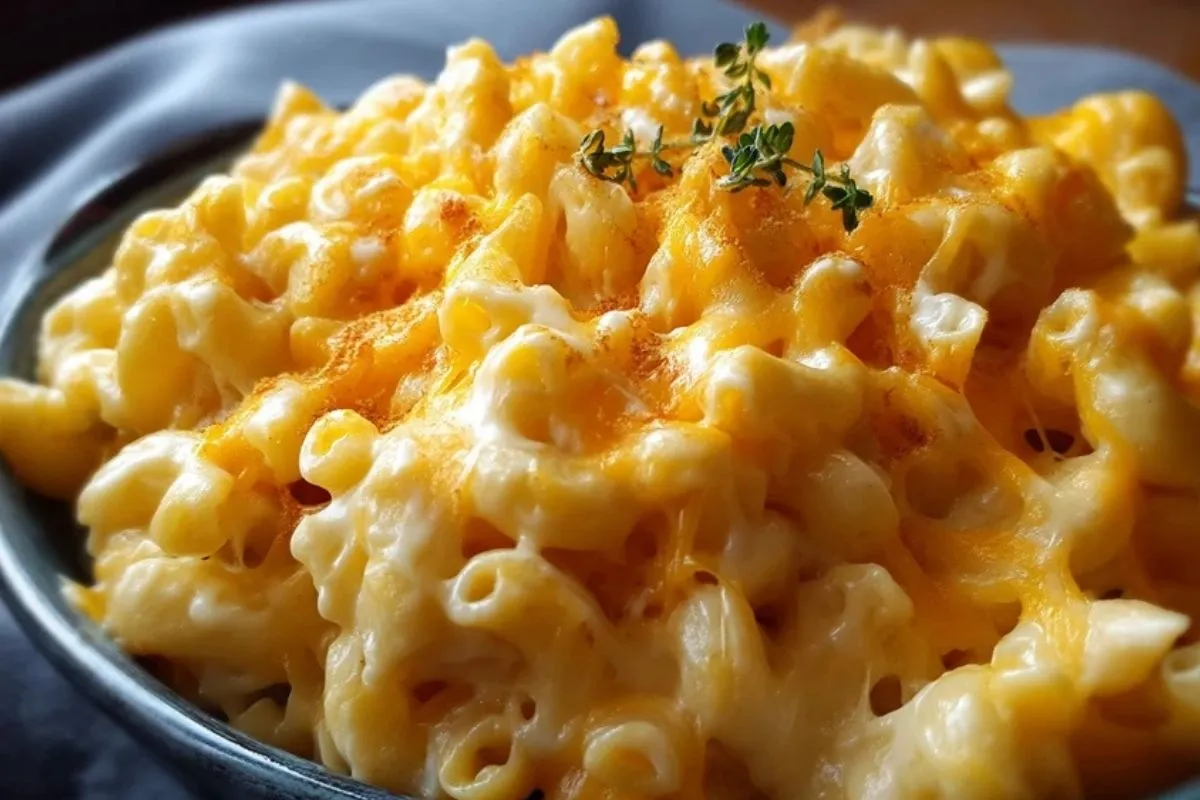 Macaroni Au Fromage Cuit Lentement
