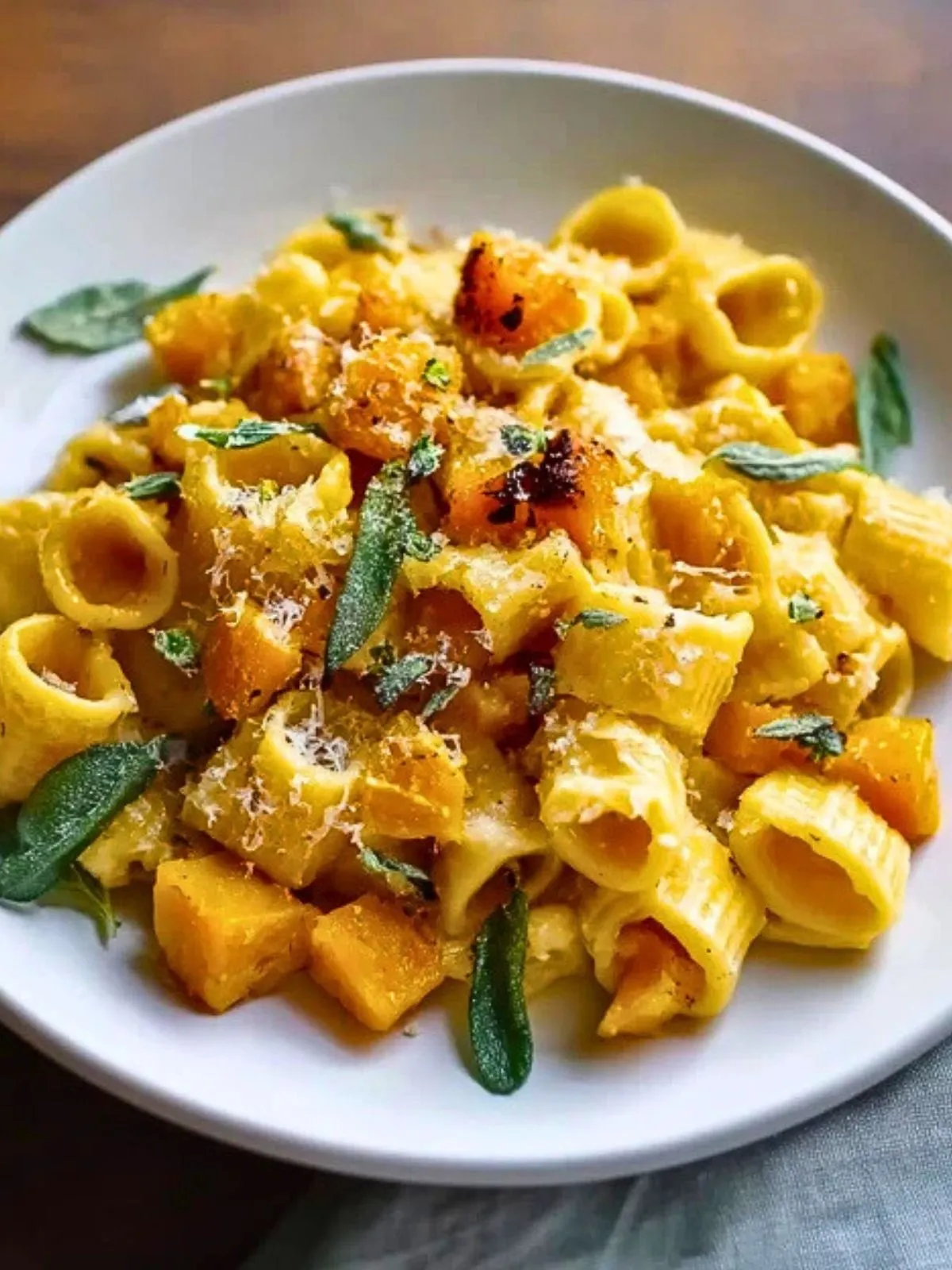 Pâtes au Butternut Sautées au Beurre Noisette et Sauge (1)