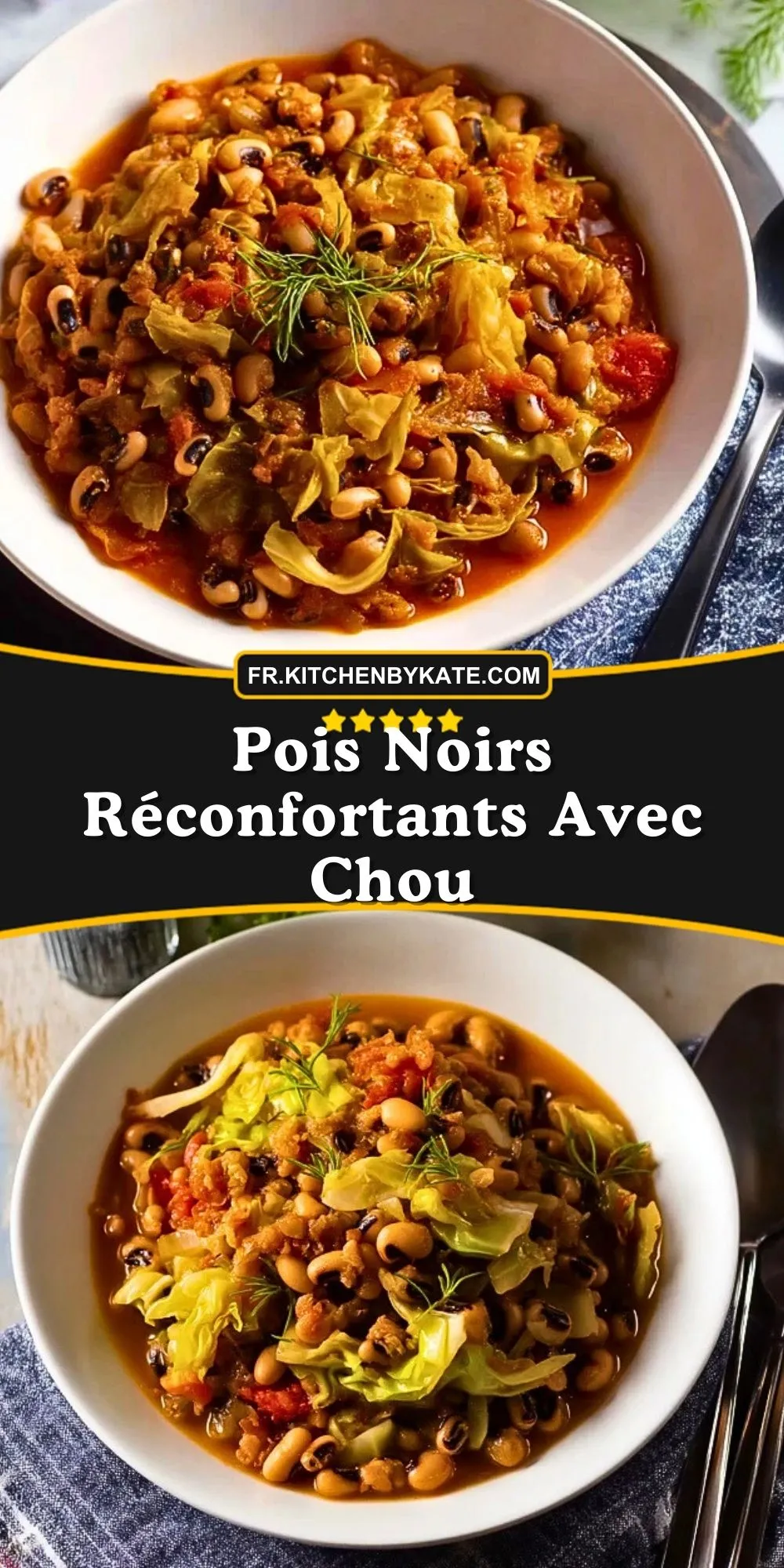 Pois Noirs Réconfortants Avec Chou (2)