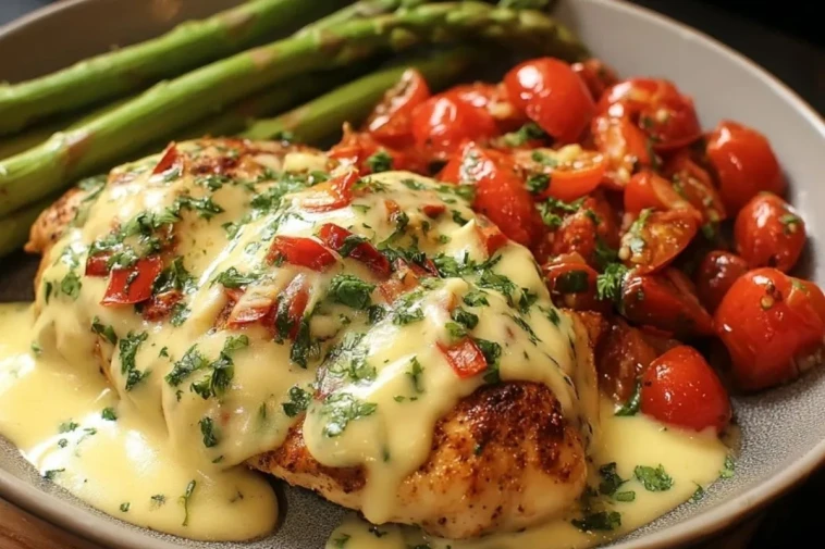 Poulet à la Sauce Fromagère