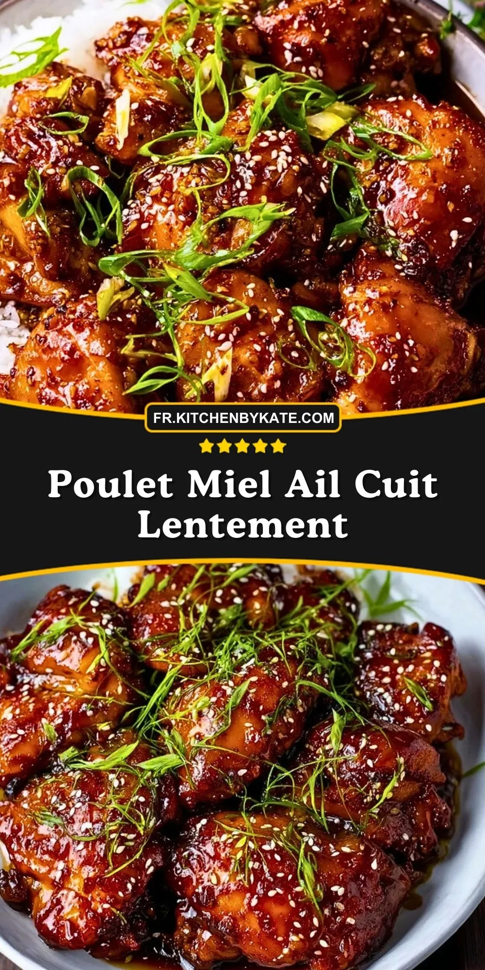 Poulet Miel Ail Cuit Lentement (2)