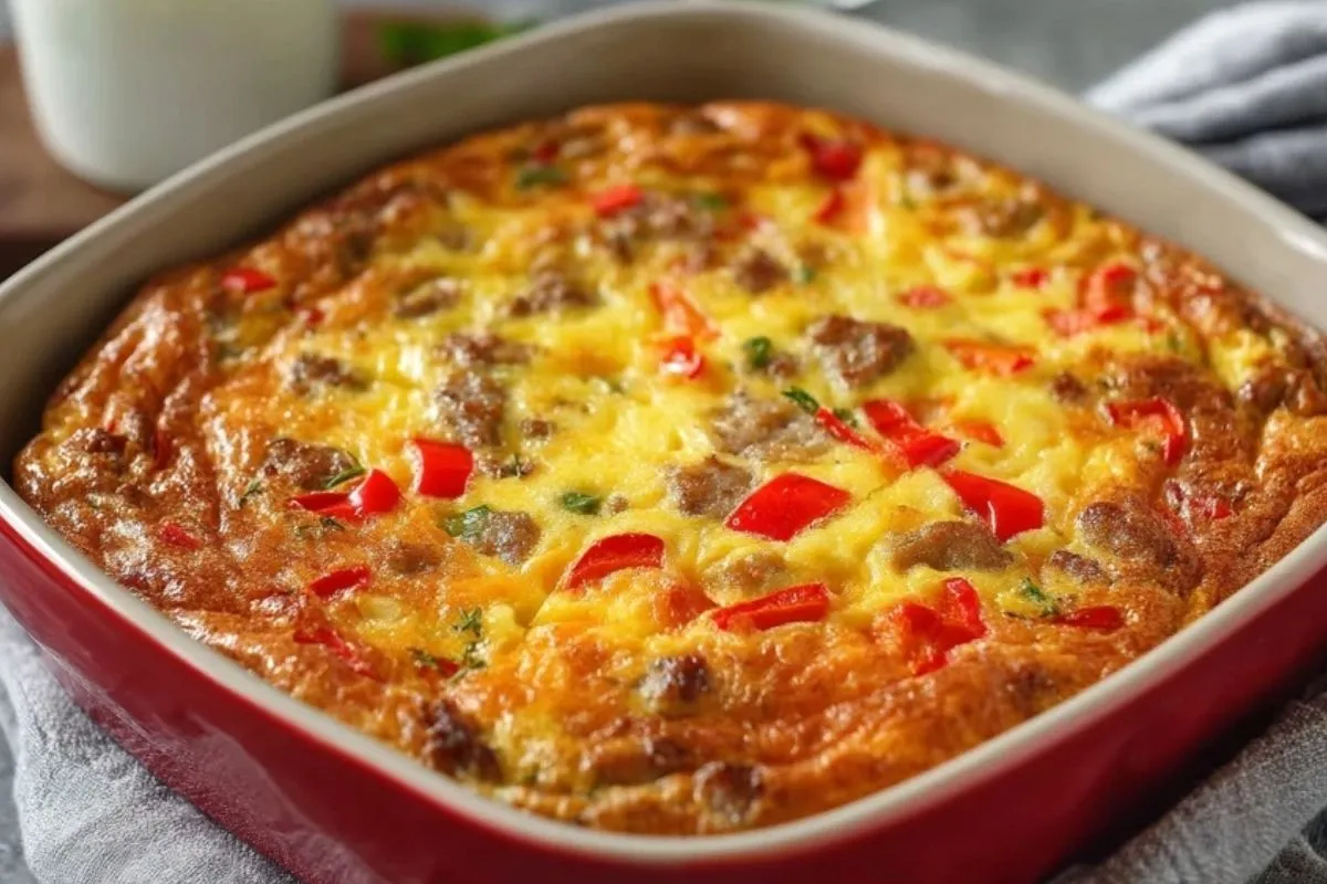 Quiche Aux Saucisses Et Poivrons Juteuse