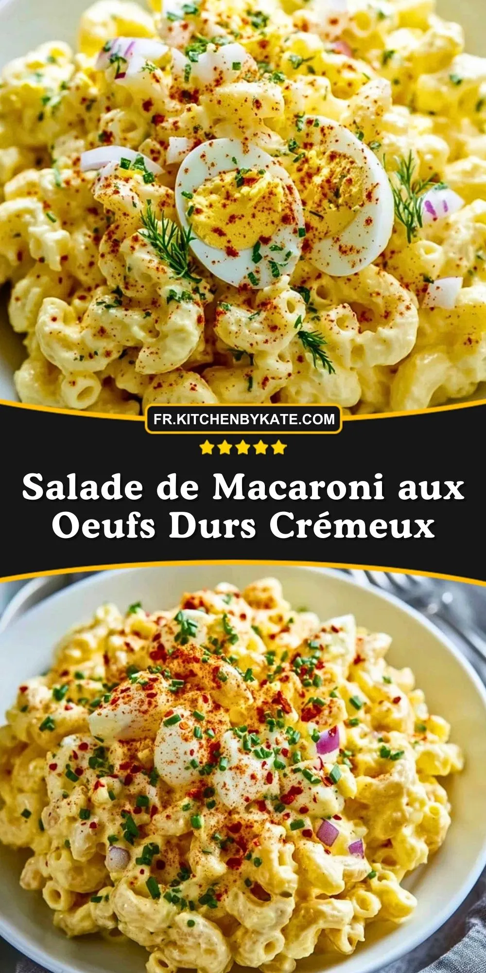 Salade de Macaroni aux Oeufs Durs Crémeux (2)