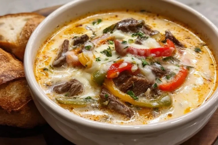 Soupe Au Fromage De Philadelphia