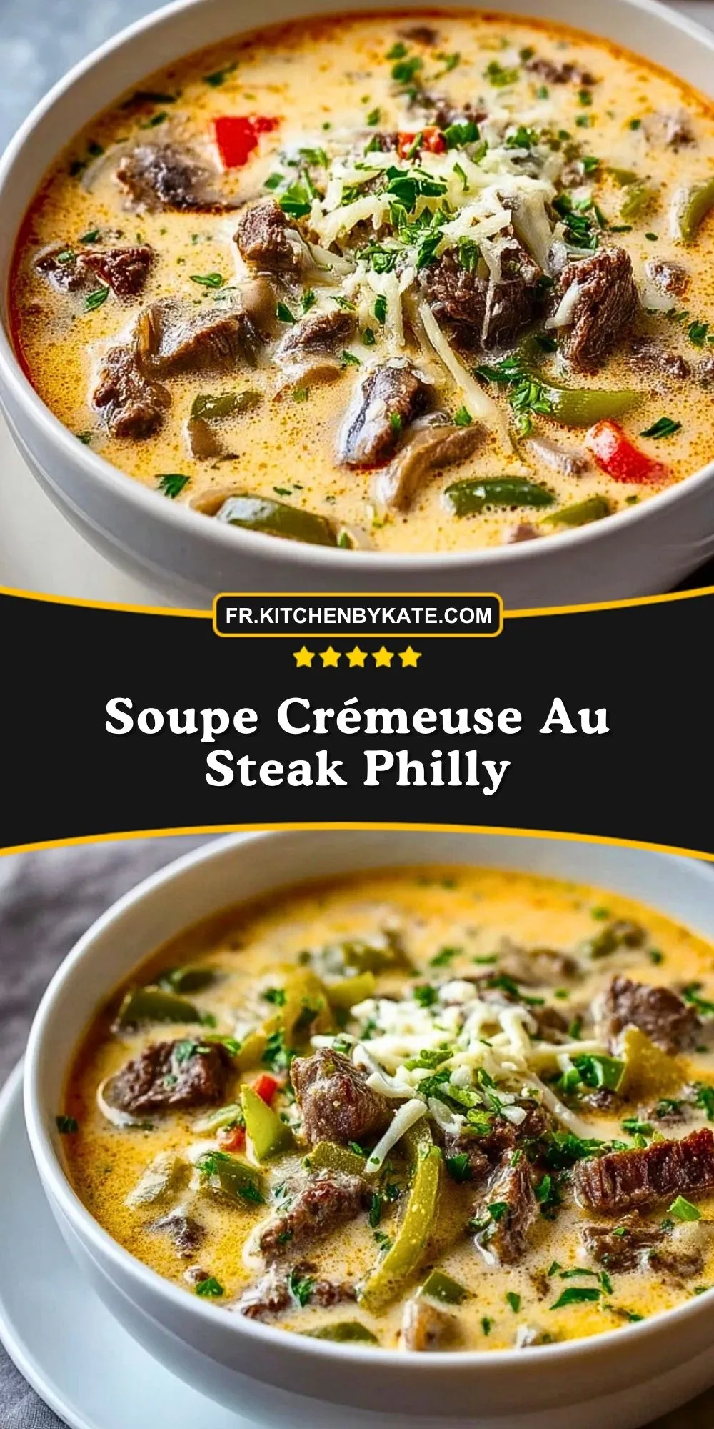 Soupe Crémeuse Au Steak Philly (2)