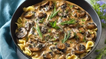 Stroganoff Aux Champignons À lAil