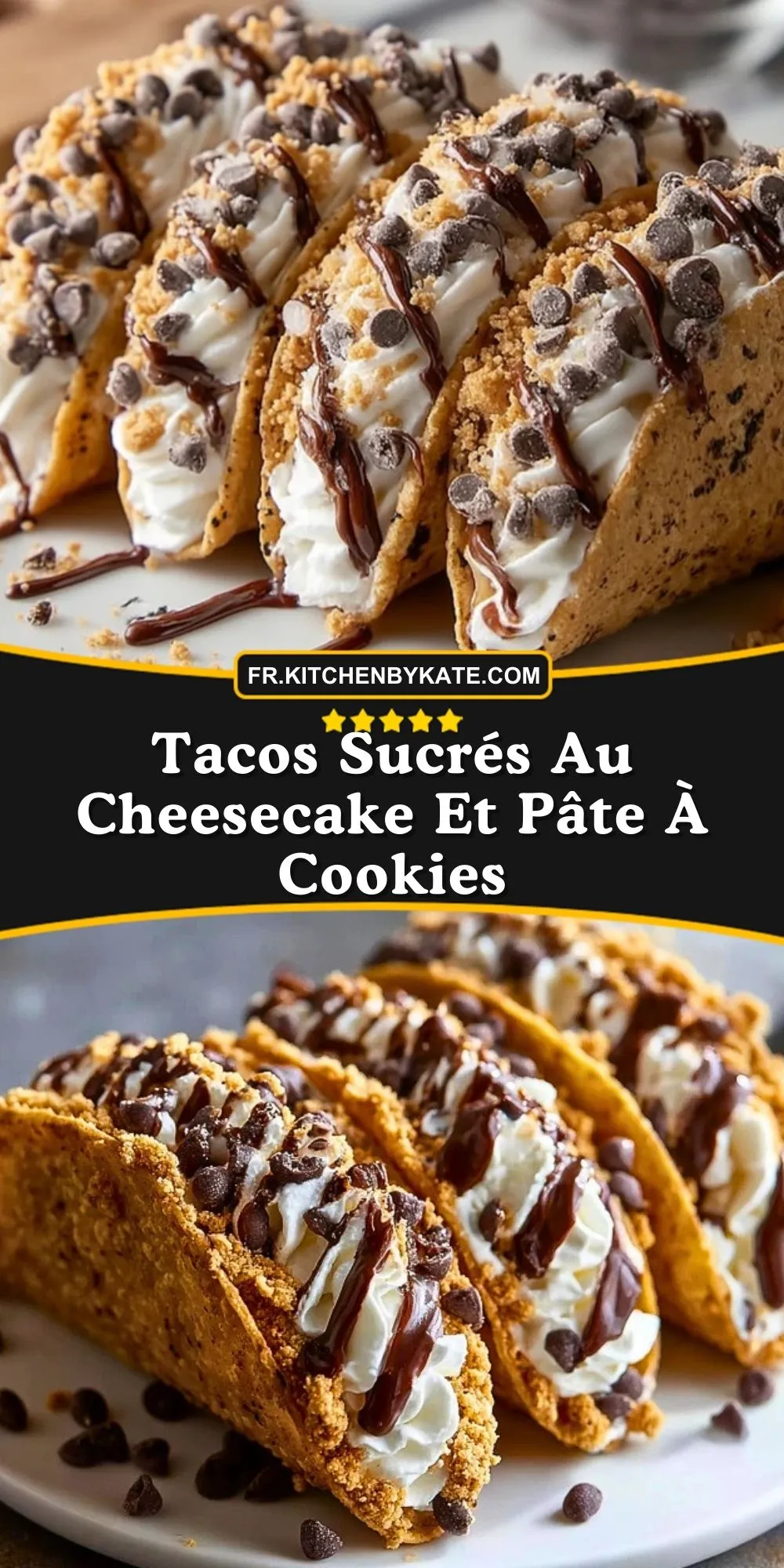 Tacos Sucrés Au Cheesecake Et Pâte À Cookies (2)