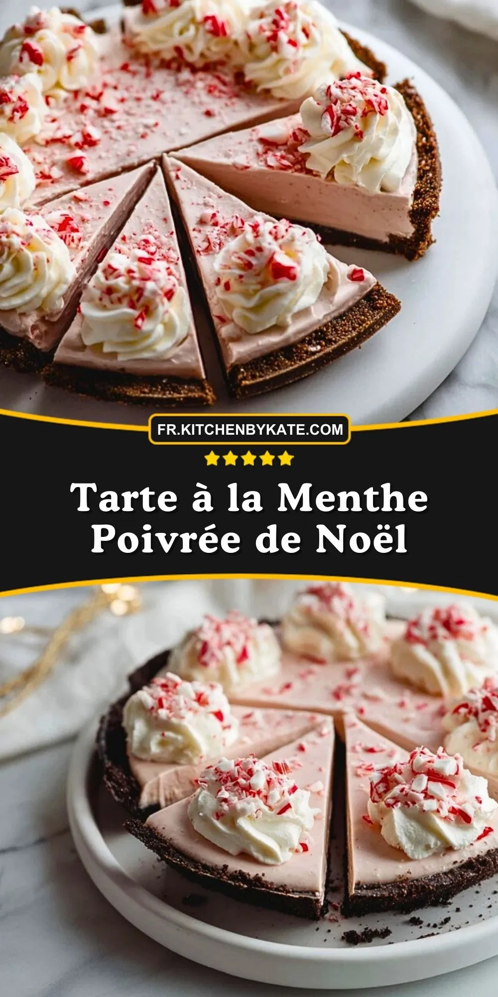Tarte à la Menthe Poivrée de Noël (2)