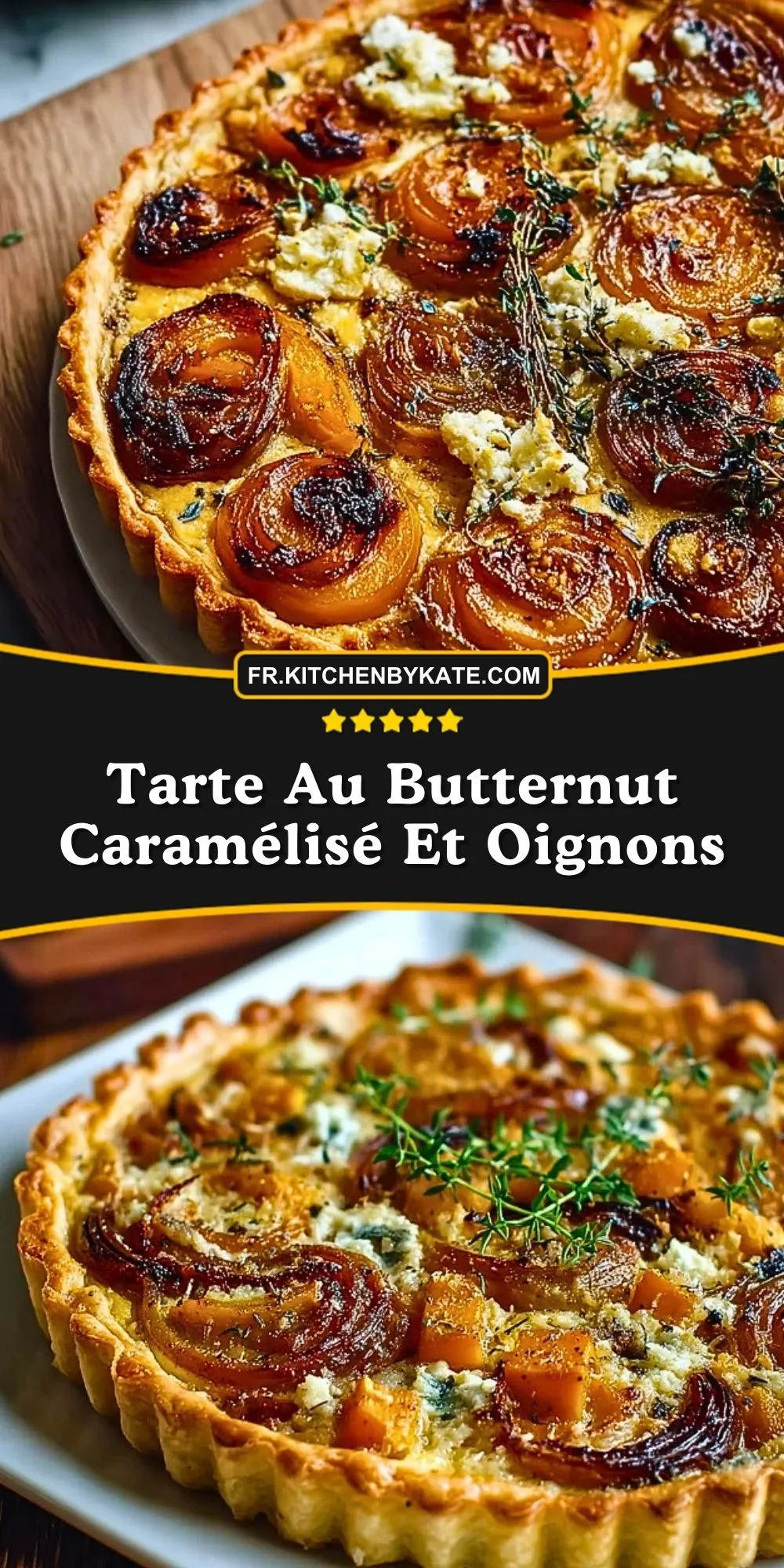 Tarte Au Butternut Caramélisé Et Oignons (2)