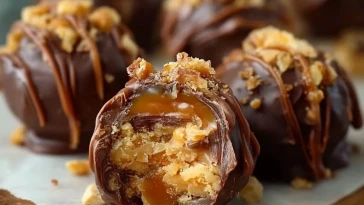 Truffes Caramel Croquant Butterfinger