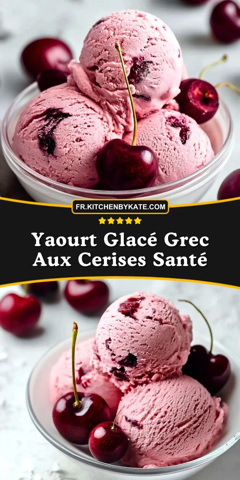 Yaourt Glacé Grec Aux Cerises Santé (2)