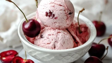 Yaourt Glacé Grec Aux Cerises Santé