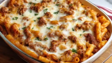 Ziti Au Fromage Gratiné