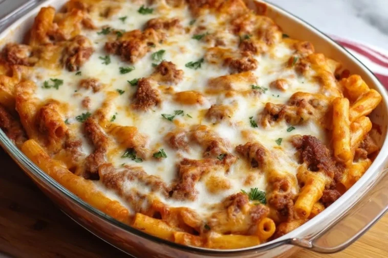 Ziti Au Fromage Gratiné