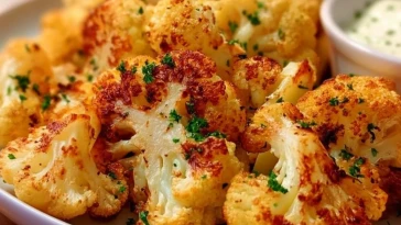 Chou-Fleur Rôti à la Friteuse Air