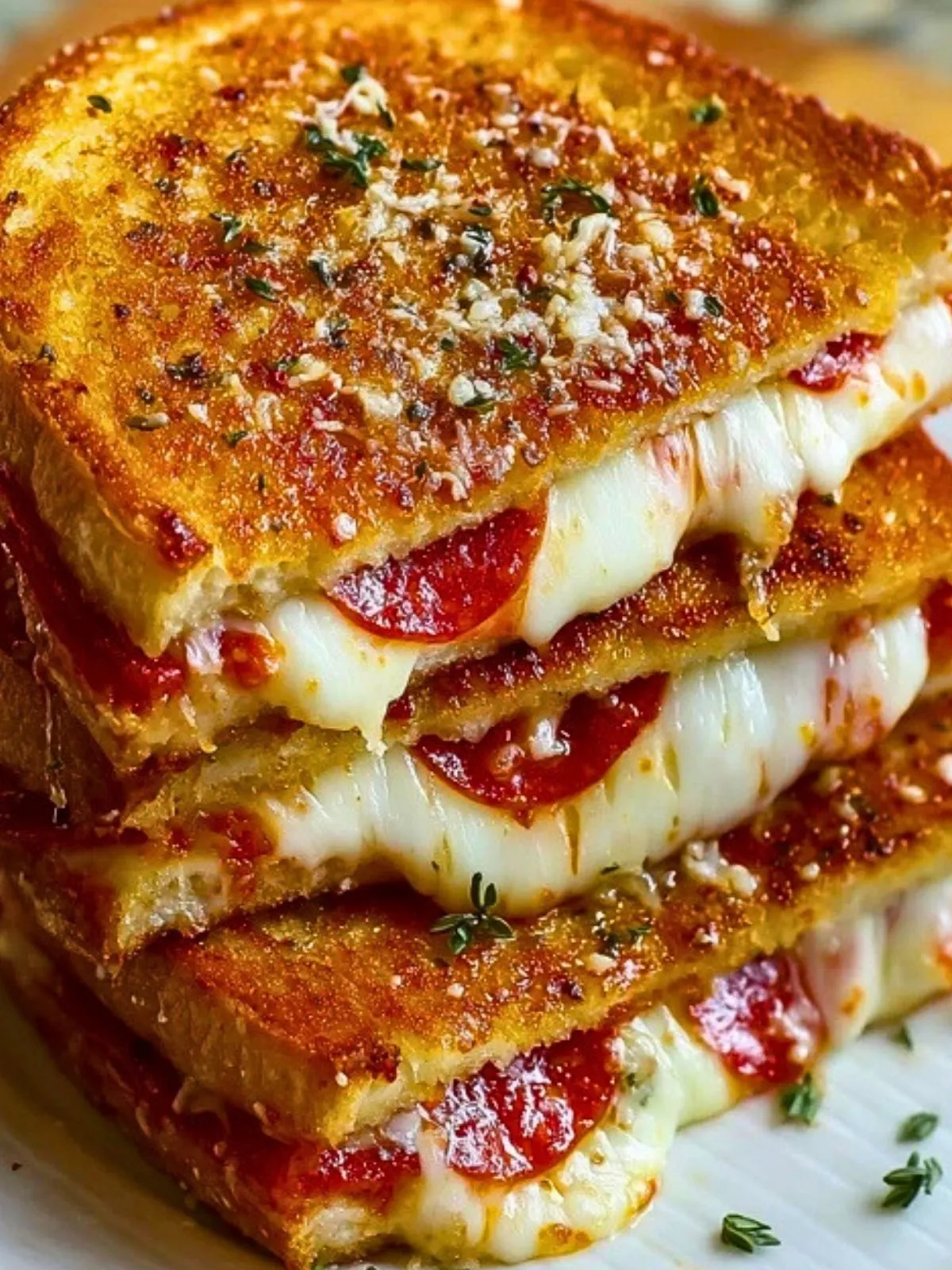 Sandwichs Au Fromage Grillé À La Pizza (1)