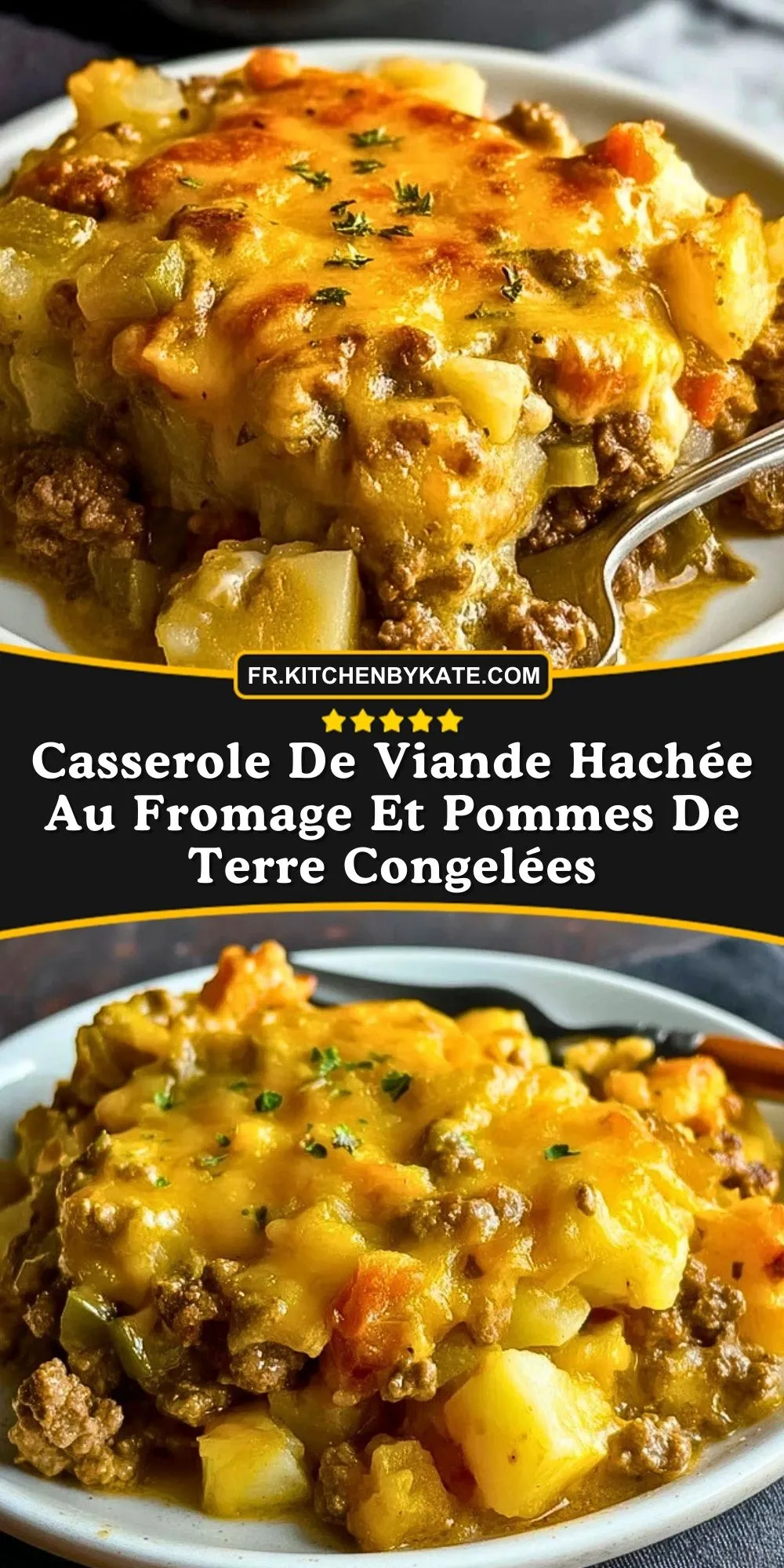 Casserole De Viande Hachée Au Fromage Et Pommes De Terre Congelées (2)