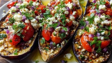 Aubergines Rôties à la Grecque