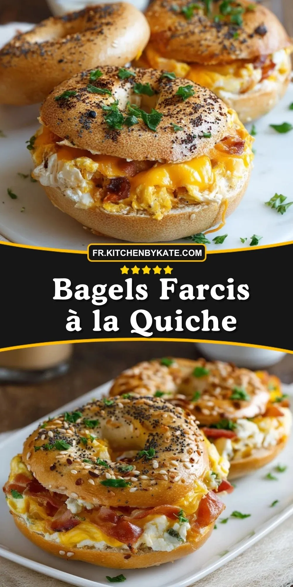 Bagels Farcis à la Quiche (2)