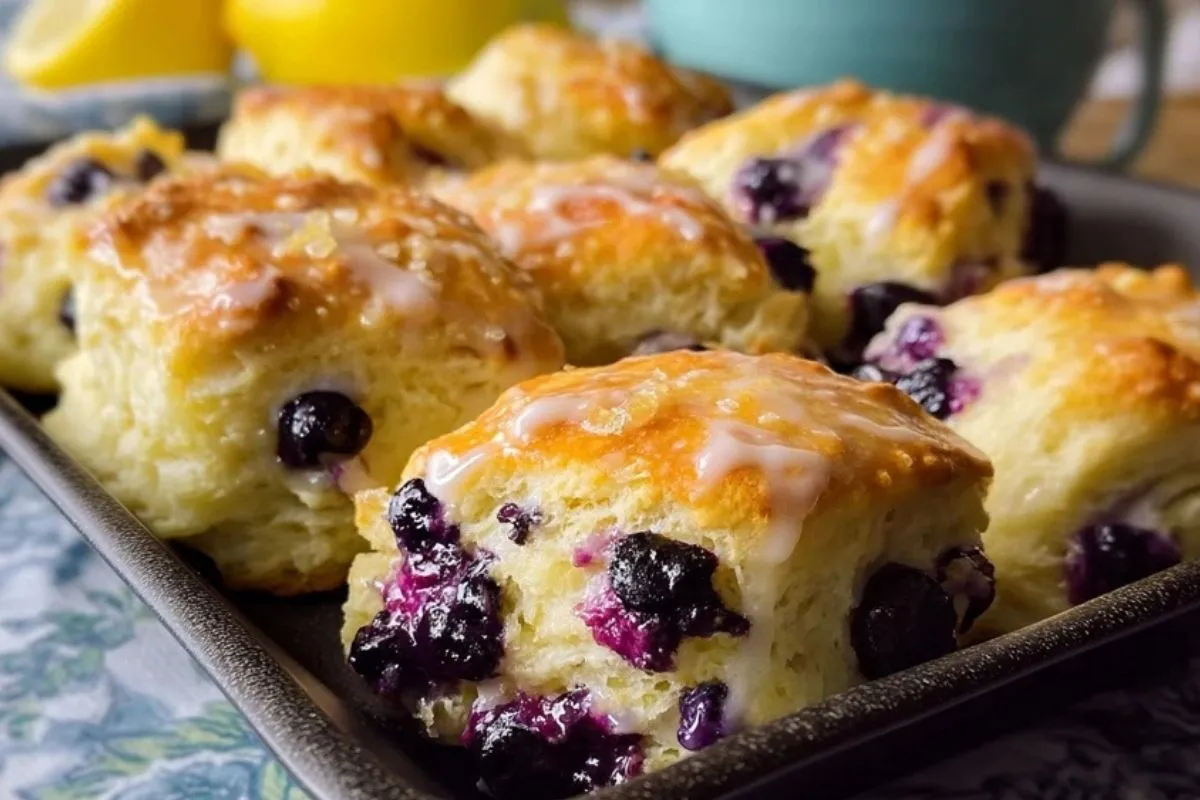Biscuits Au Citron Et Aux Myrtilles