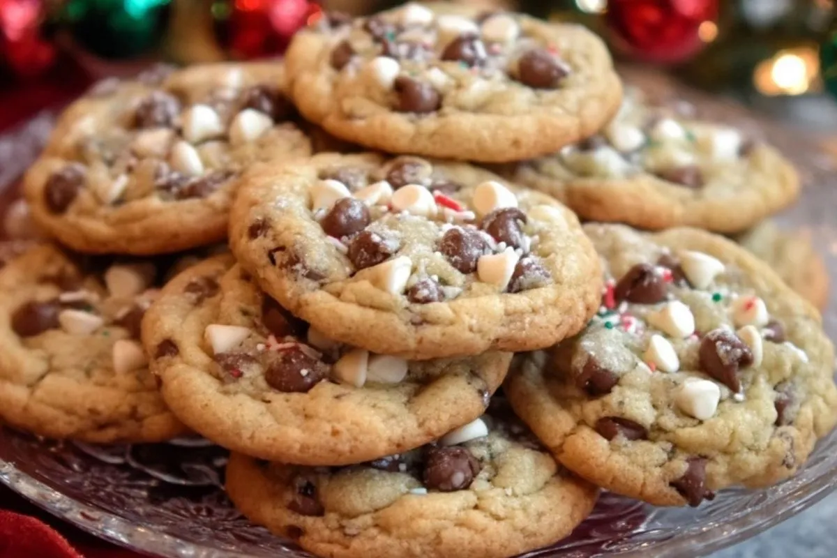 Biscuits De Noël Aux Pépites De Chocolat