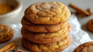 Biscuits Snickerdoodle au Beurre Brun et à la Citrouille