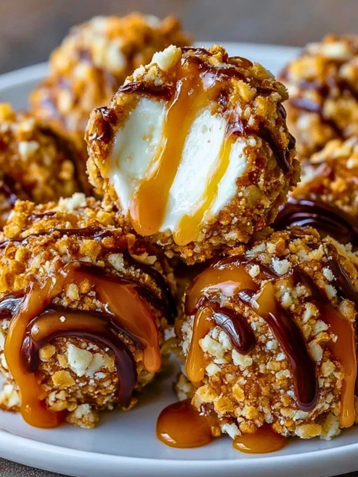Boulettes De Cheesecake Au Caramel Salé Et Bretzels (1)