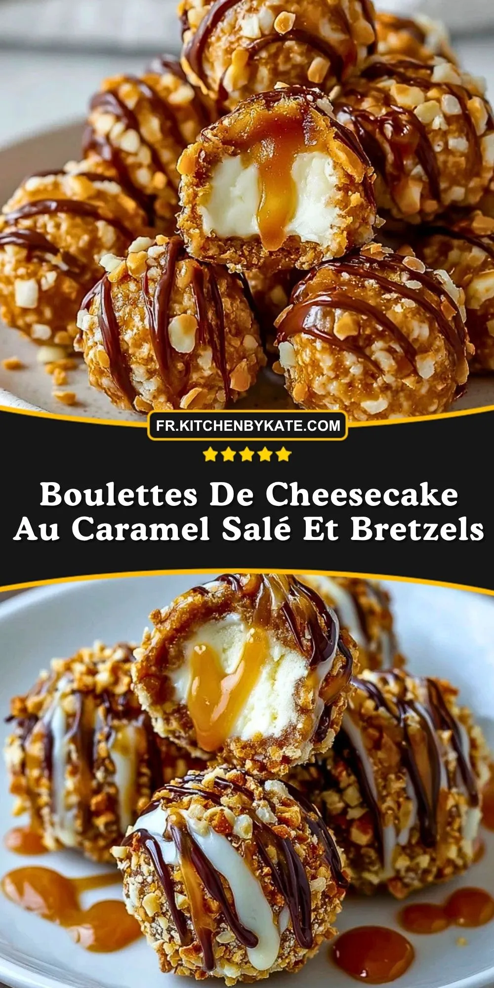 Boulettes De Cheesecake Au Caramel Salé Et Bretzels (2)