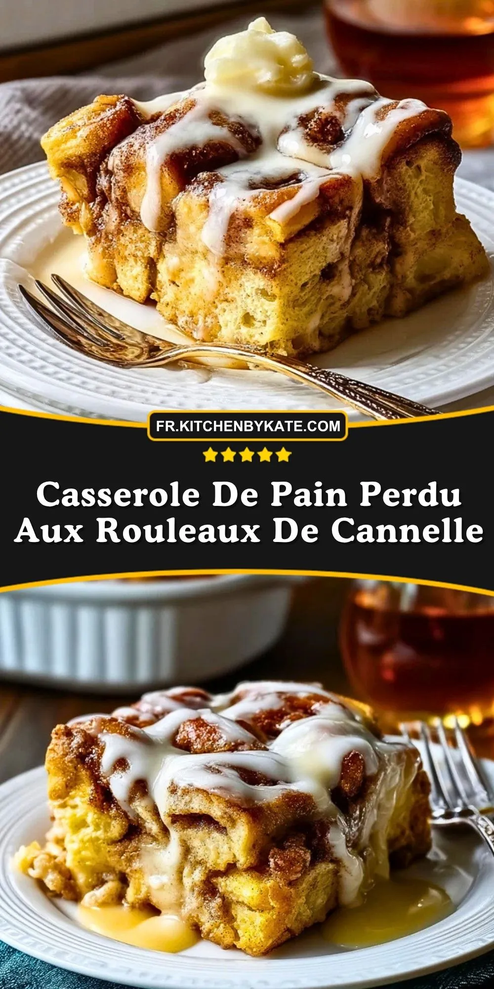 Casserole De Pain Perdu Aux Rouleaux De Cannelle (2)