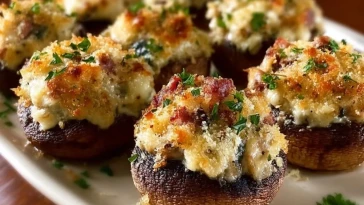 Champignons Farcis à lItalienne