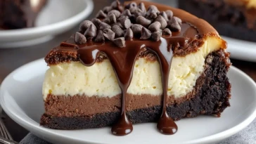 Cheesecake Au Fondant De Brownie