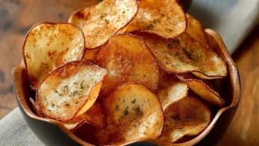 Chips de Pommes de Terre Frites à lAir