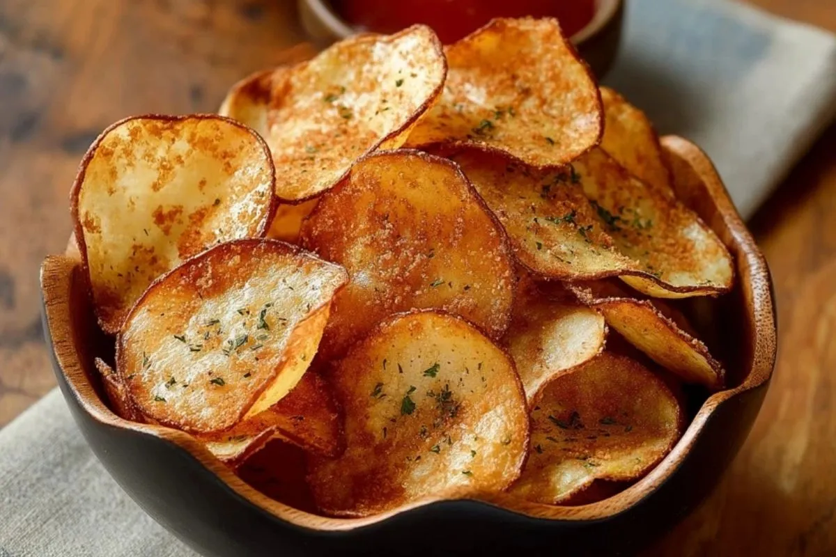 Chips de Pommes de Terre Frites à lAir