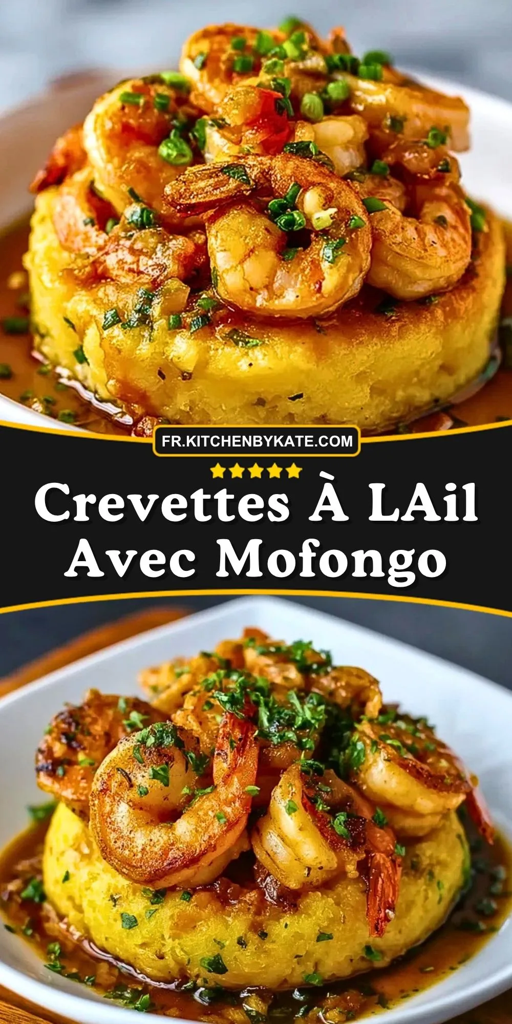 Crevettes À LAil Avec Mofongo (2)