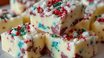 Fudge De Gâteau De Noël