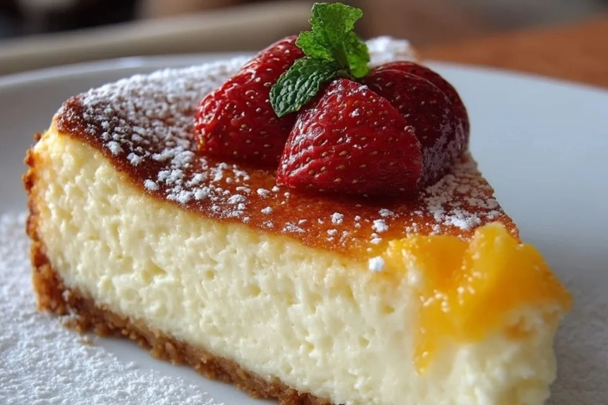 Gâteau Au Fromage Ricotta Sicilien