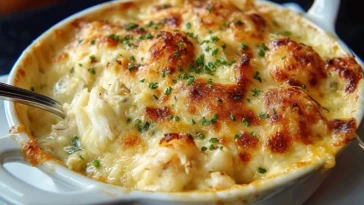 Gratin De Crabe Géant Au Fromage