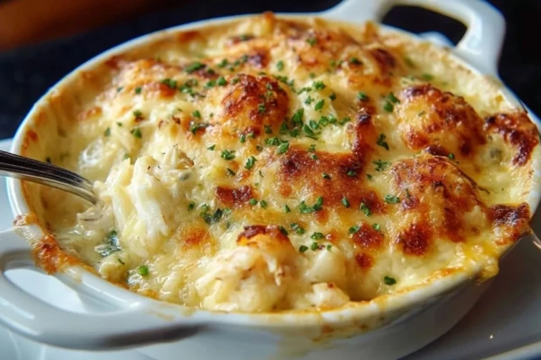 Gratin De Crabe Géant Au Fromage