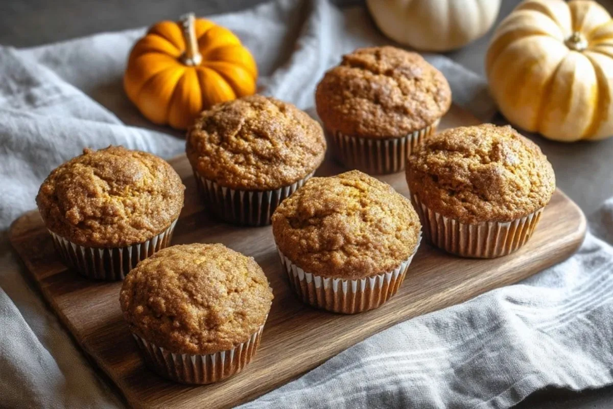 Muffins à la Citrouille au Pain au Levain