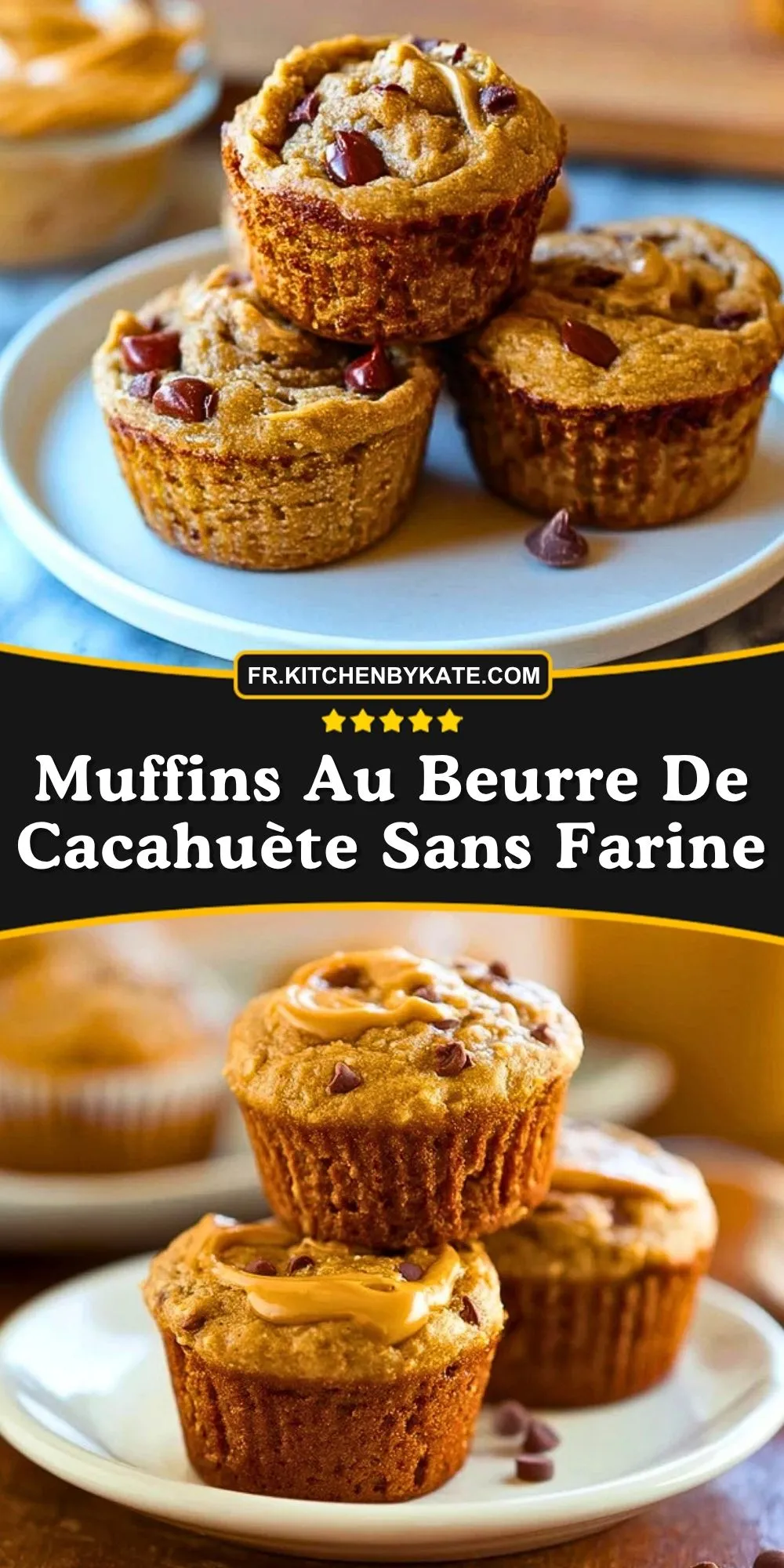 Muffins Au Beurre De Cacahuète Sans Farine (2)