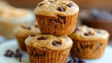 Muffins Au Beurre De Cacahuète Sans Farine