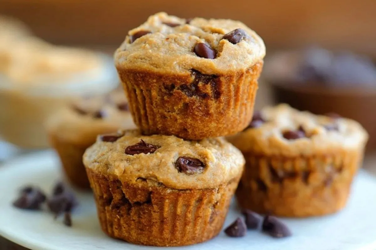 Muffins Au Beurre De Cacahuète Sans Farine