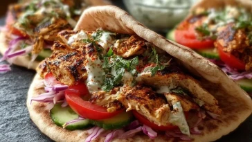 Pitas De Poulet Savoureuses